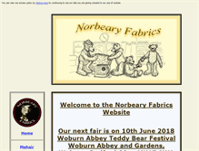 Tablet Screenshot of norbearyfabrics.co.uk